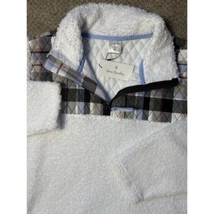 New Vera Bradley Women's 2XL Teddy Sherpa Fleece Half Zip Pullover Sweatshirt